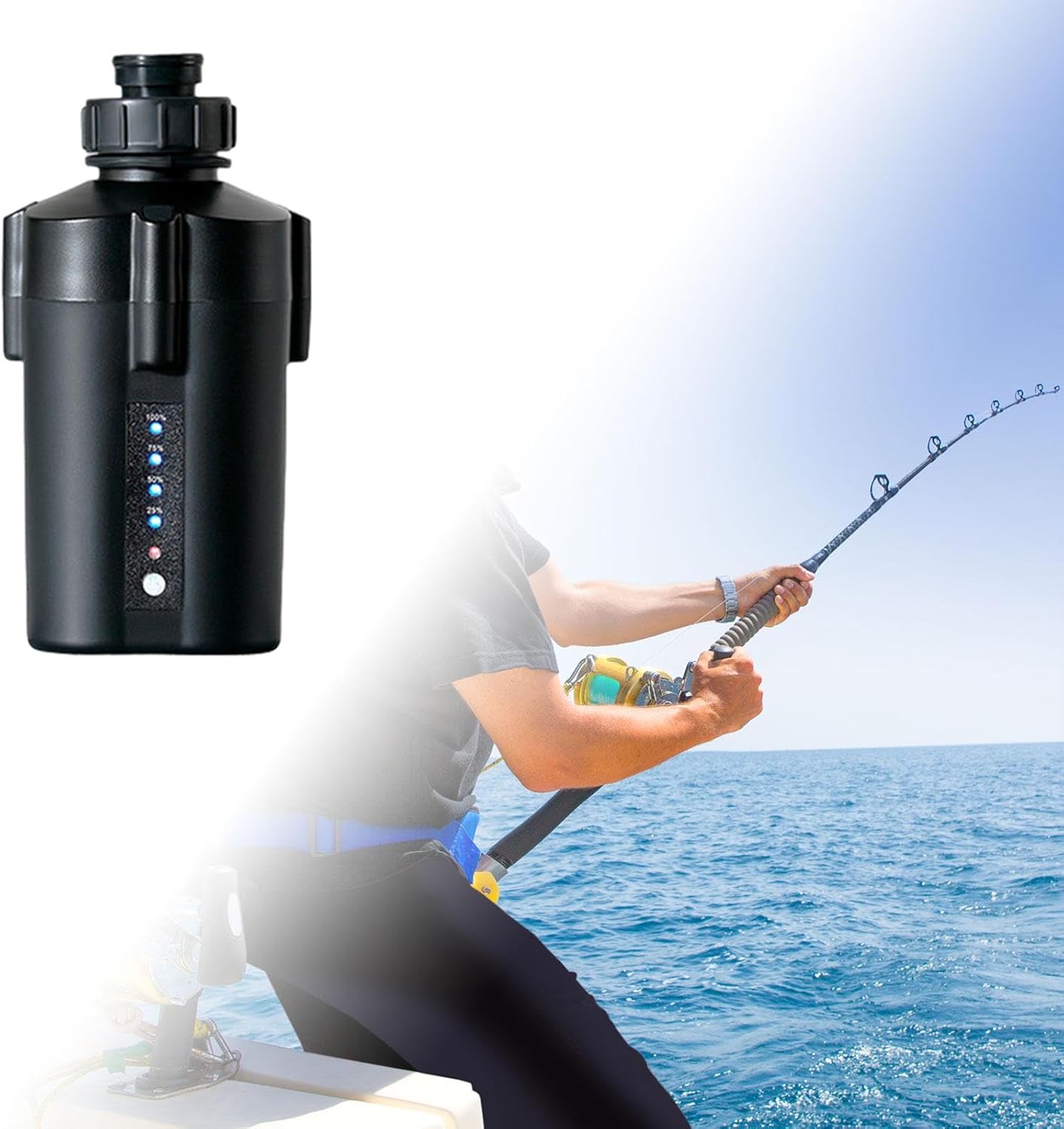 RNXRZANK 電動釣りホイールリールバッテリー 14.8V 高能